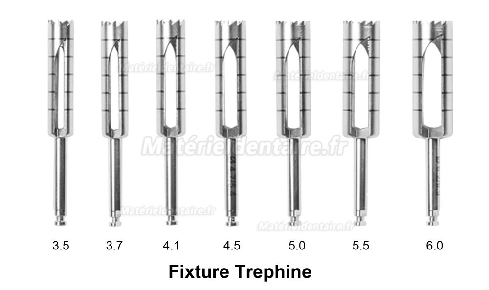 Kit complet d'extraction implants et vis implantaires MCT FSRK-02 - Extracteur de guide de forage Kit complet d'extraction implants et vis implantaires MCT FSRK-02 - Extracteur de guide de forage